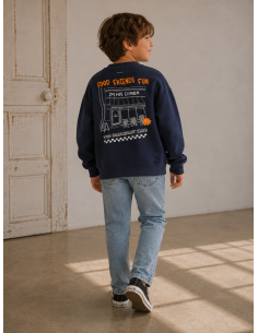 SUDADERA MARINO FOOD FRIENDS
