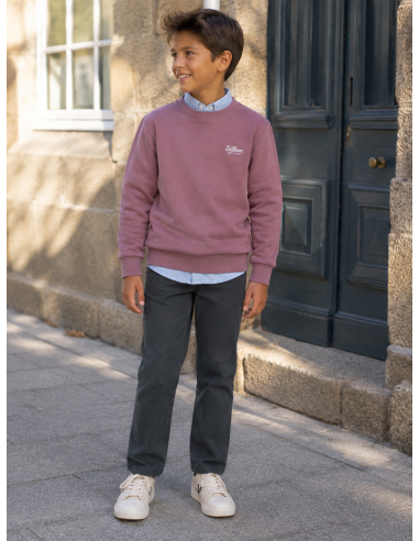 SUDADERA SCHOOL CLUB BURDEOS