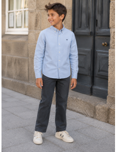 CAMISA DENIM AZUL CLARO