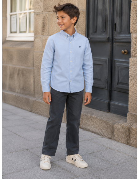 CAMISA DENIM AZUL CLARO