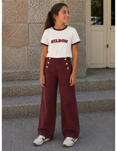 CAMISETA SILBON VARSITY CRUDO
