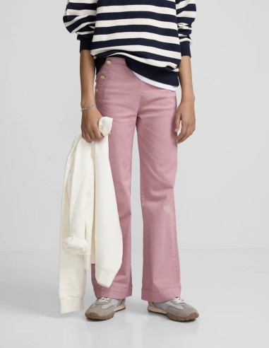 PANTALON MARINERO ROSA OSCURO