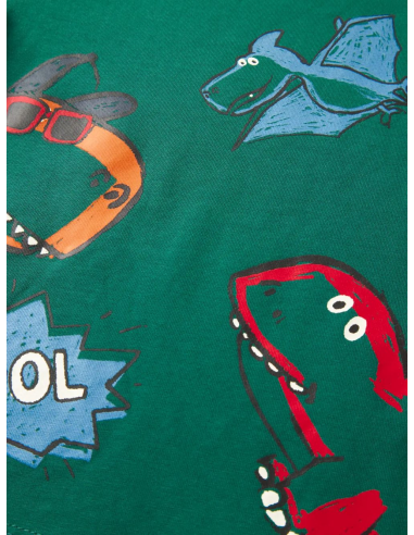 CAMISETA VERDE DINOS