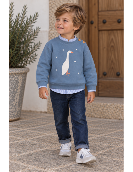 SUDADERA OCA AZUL