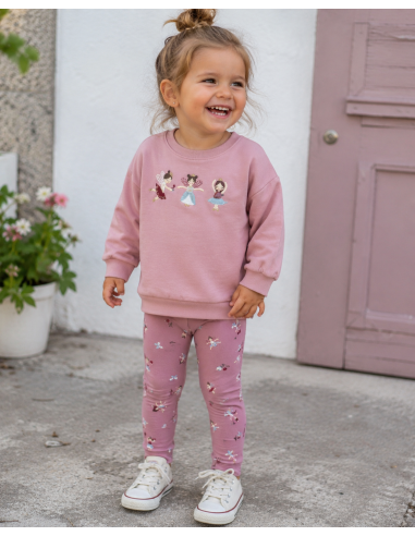 SUDADERA ROSA  HADAS 