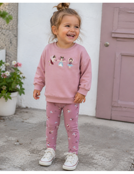 SUDADERA ROSA  HADAS 