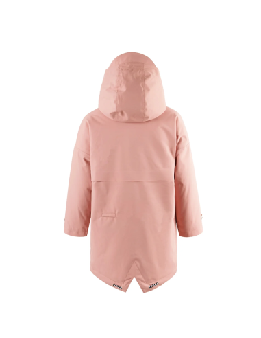 CHAQUETON LARGO MEDIO ROSA WATERPROOF
