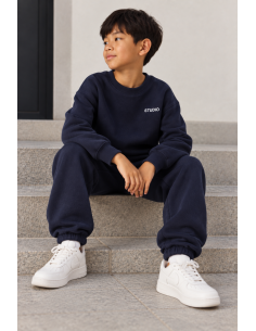 SUDADERA  AZUL MARINO STUDIO