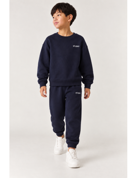 SUDADERA  AZUL MARINO STUDIO