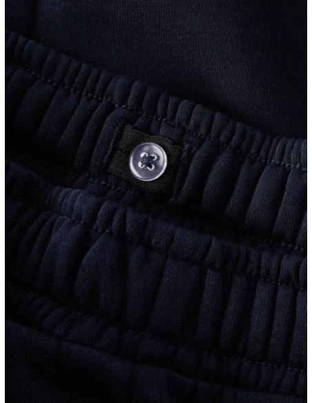JOGGER STUDIO MARINO CON PUÑO
