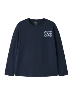 CAMISETA AZUL NAVY CALAVERA 