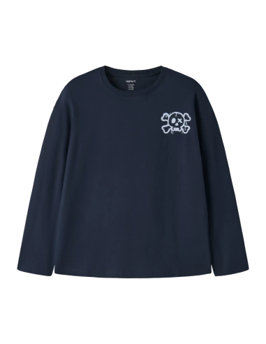 CAMISETA AZUL NAVY CALAVERA 