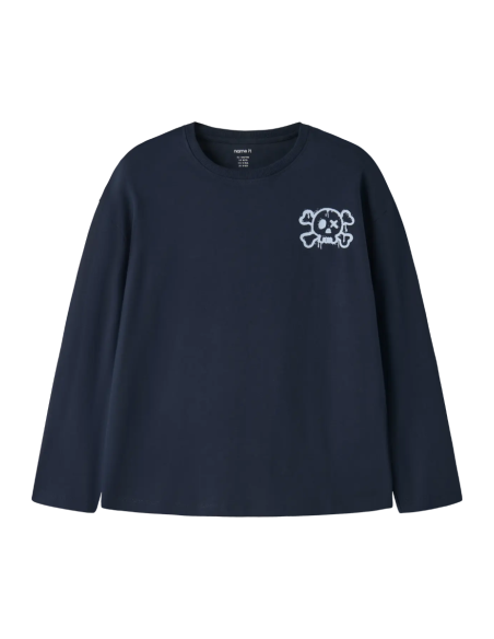 CAMISETA AZUL NAVY CALAVERA 