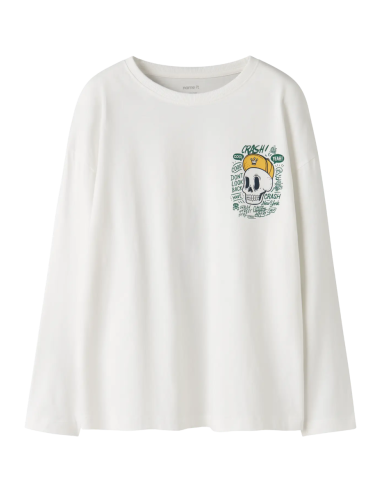 CAMISETA BLANCA CALAVERA
