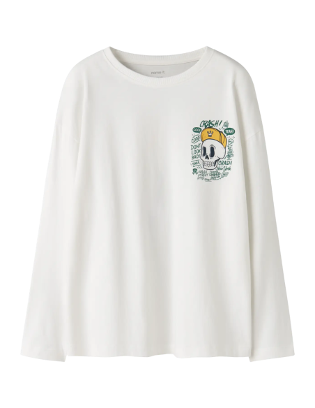 CAMISETA BLANCA CALAVERA