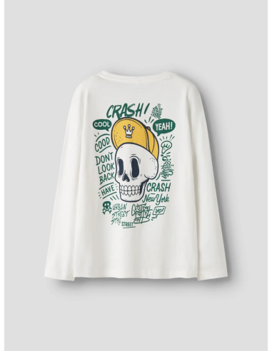 CAMISETA BLANCA CALAVERA