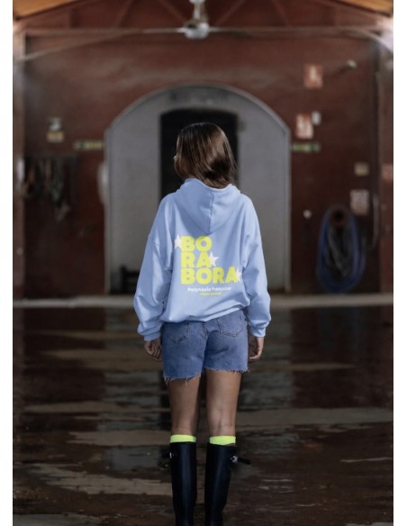 SUDADERA HOODIE BORA BORA HIELO