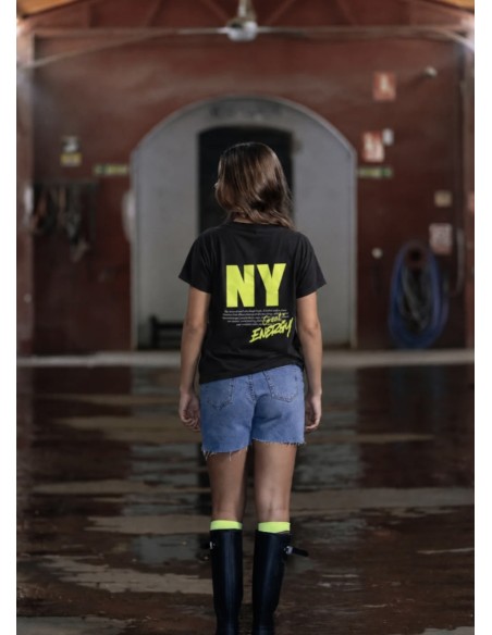 CAMISETA NEW YORK NEGRA