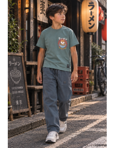 CAMISETA VERDE RAMEN