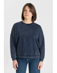 SUDADERA AZUL DESGASTADA  2