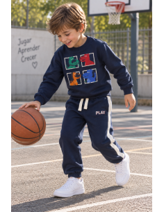 JOGGER CON BANDA LATERAL PLAY