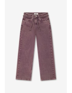 PANTALON CULOTTE MALVA DESGASTADO