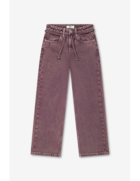 PANTALON CULOTTE MALVA DESGASTADO