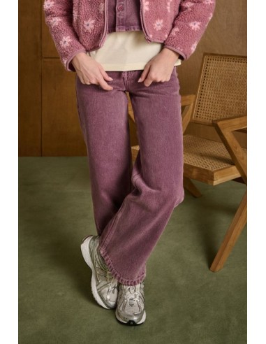 PANTALON CULOTTE MALVA DESGASTADO