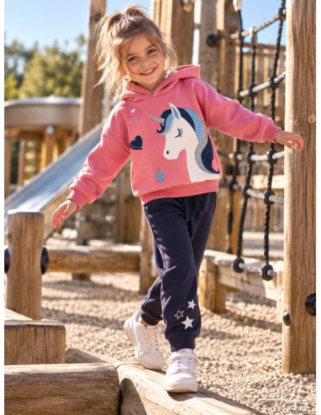 SUDADERA UNICORNIO+JOGGER