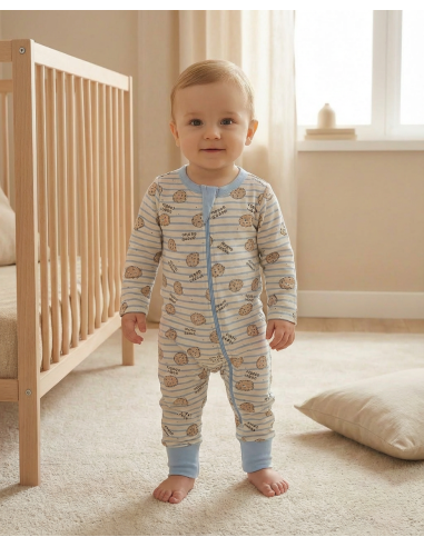 PIJAMA COOKIES SIN PIES CELESTE