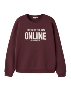 SUDADERA GRANATE ONLINE