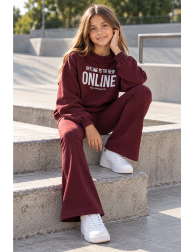 LEGGING GRANATE ACAMPANADO