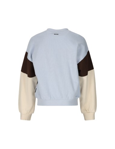 SUDADERA NEW YORK CELESTE/MARRON