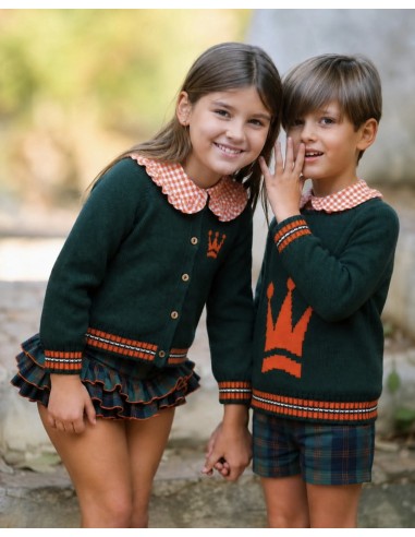 CHAQUETA VERDE/ NARANJA