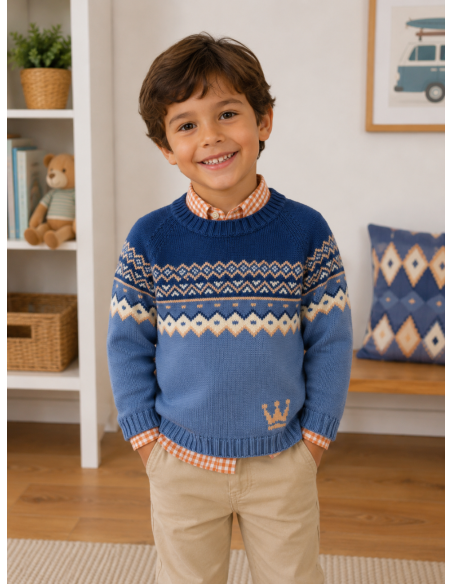 CAMISA VICHY SALMON