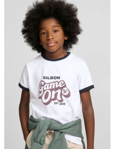 CAMISETA GAME ON BLANCA