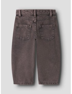 PANTALON BARREL MARRON DESGASTADO 2