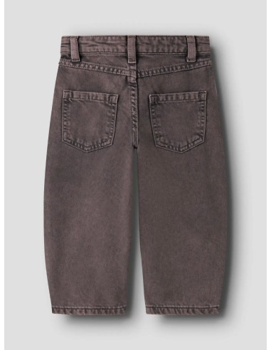 PANTALON BARREL MARRON DESGASTADO