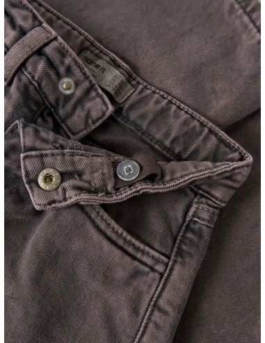 PANTALON BARREL MARRON DESGASTADO