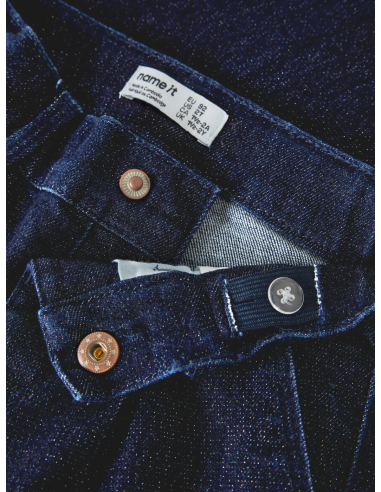 DENIM CULOTE HILO PLATEADO