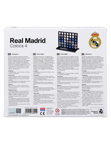 COLOCA 4 REAL MADRID