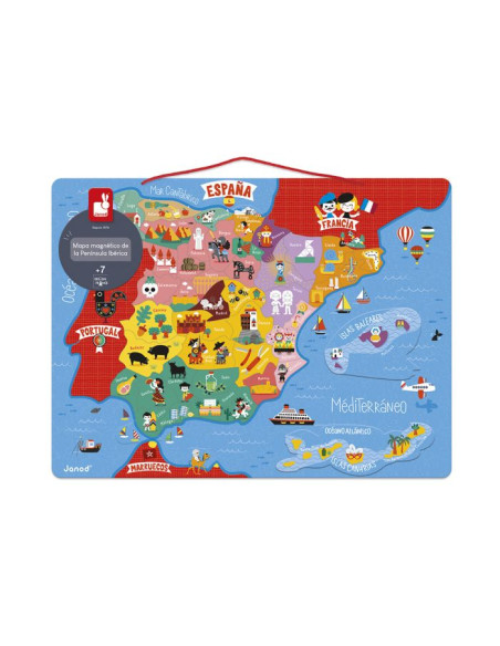 MAPA MAGNETICO DE LA PENINSULA IBERICA