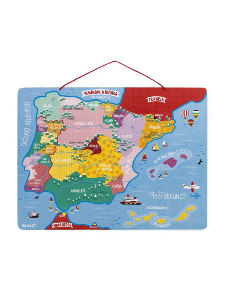 MAPA MAGNETICO DE LA PENINSULA IBERICA
