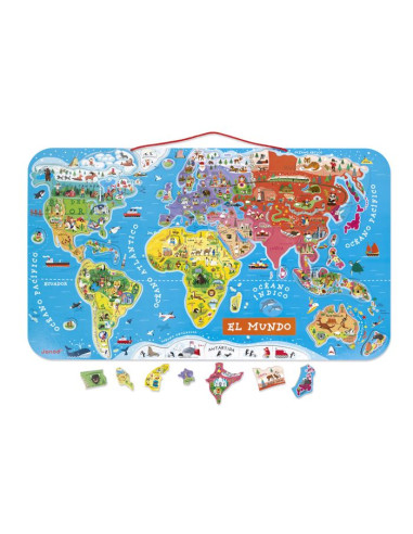 PUZLE MAGNETICO ATLAS MUNDIAL