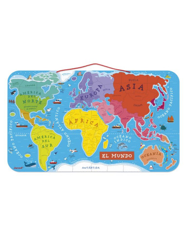 PUZLE MAGNETICO ATLAS MUNDIAL