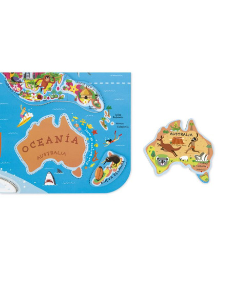 PUZLE MAGNETICO ATLAS MUNDIAL
