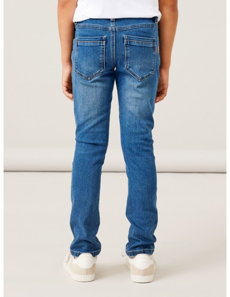 PANTALON VAQUERO SLIM MEDIO CLARO