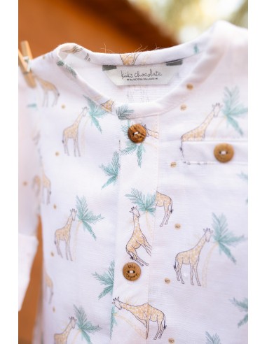 CAMISA JIRAFAS+BOMBACHO MOSTAZA