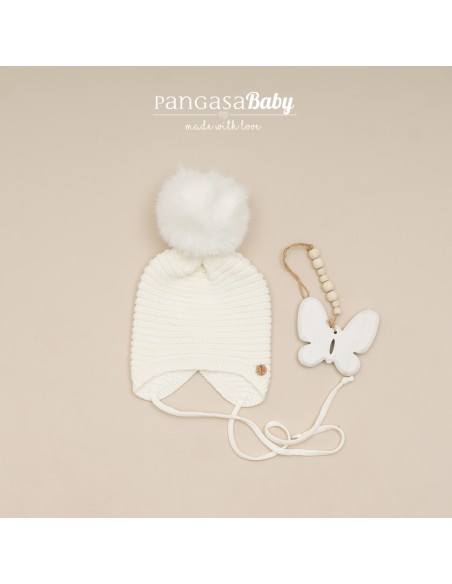 GORRO OREJERO PERLADO PELO SINTETICO