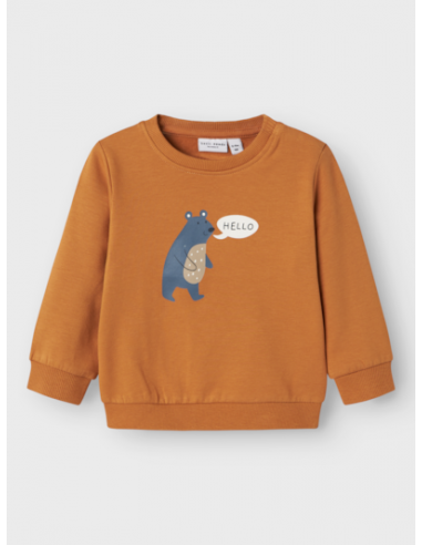 SUDADERA OSO CAMEL BABY